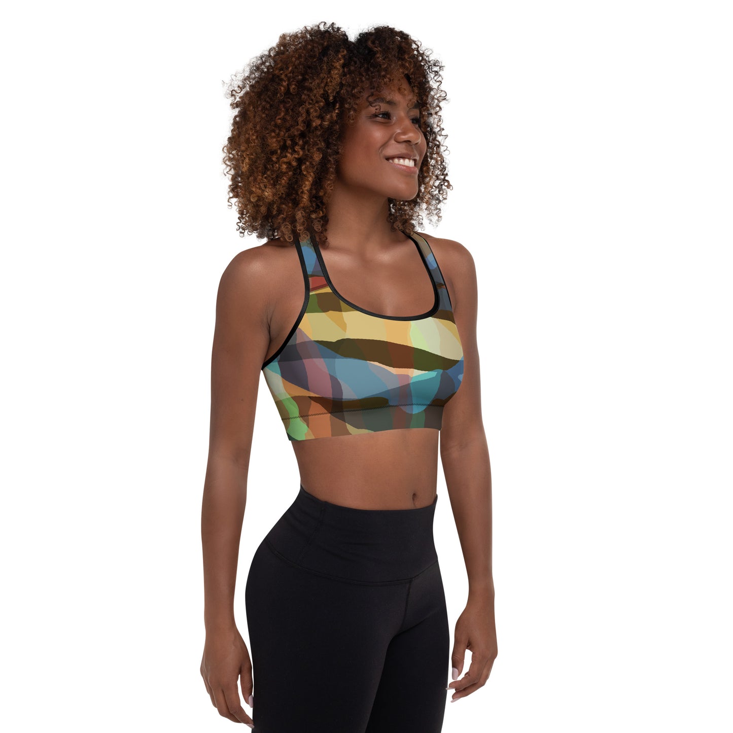 Comfy Padded Sports Bra With Removable Pads