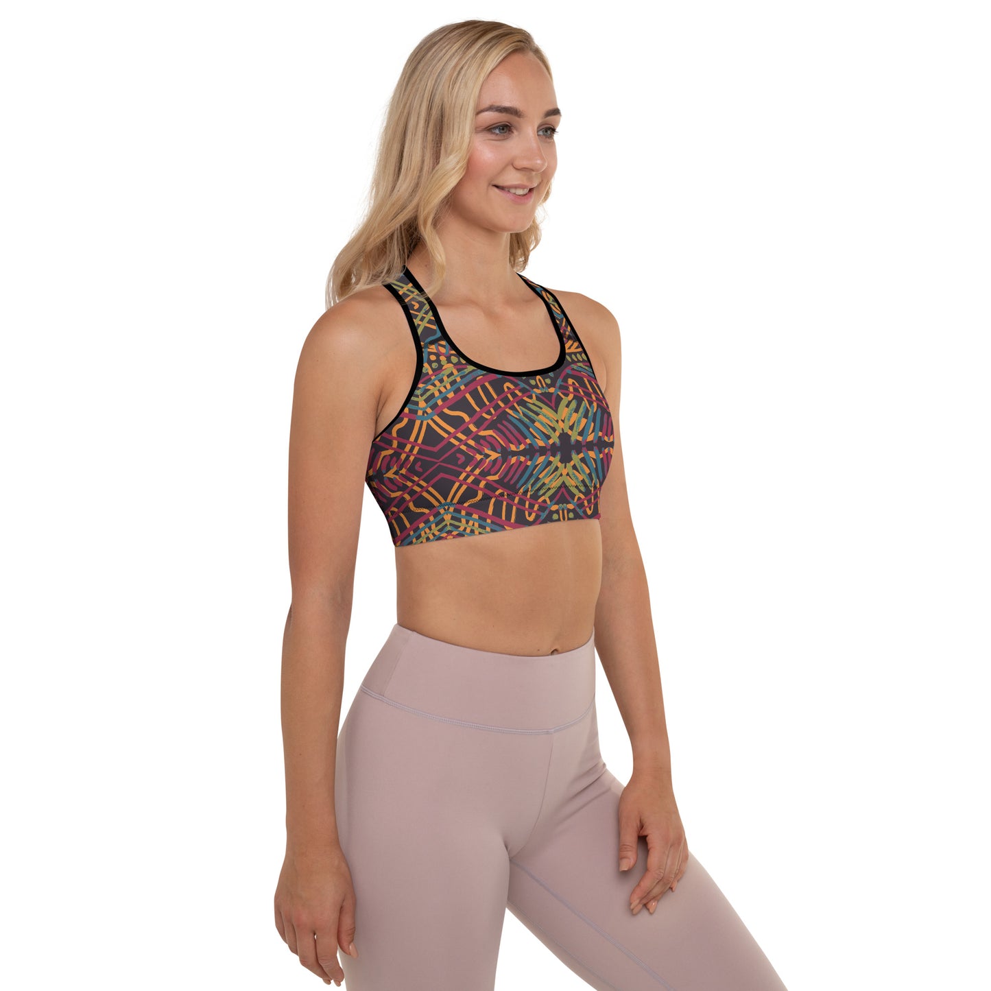 Comfy Padded Sports Bra With Removable Pads