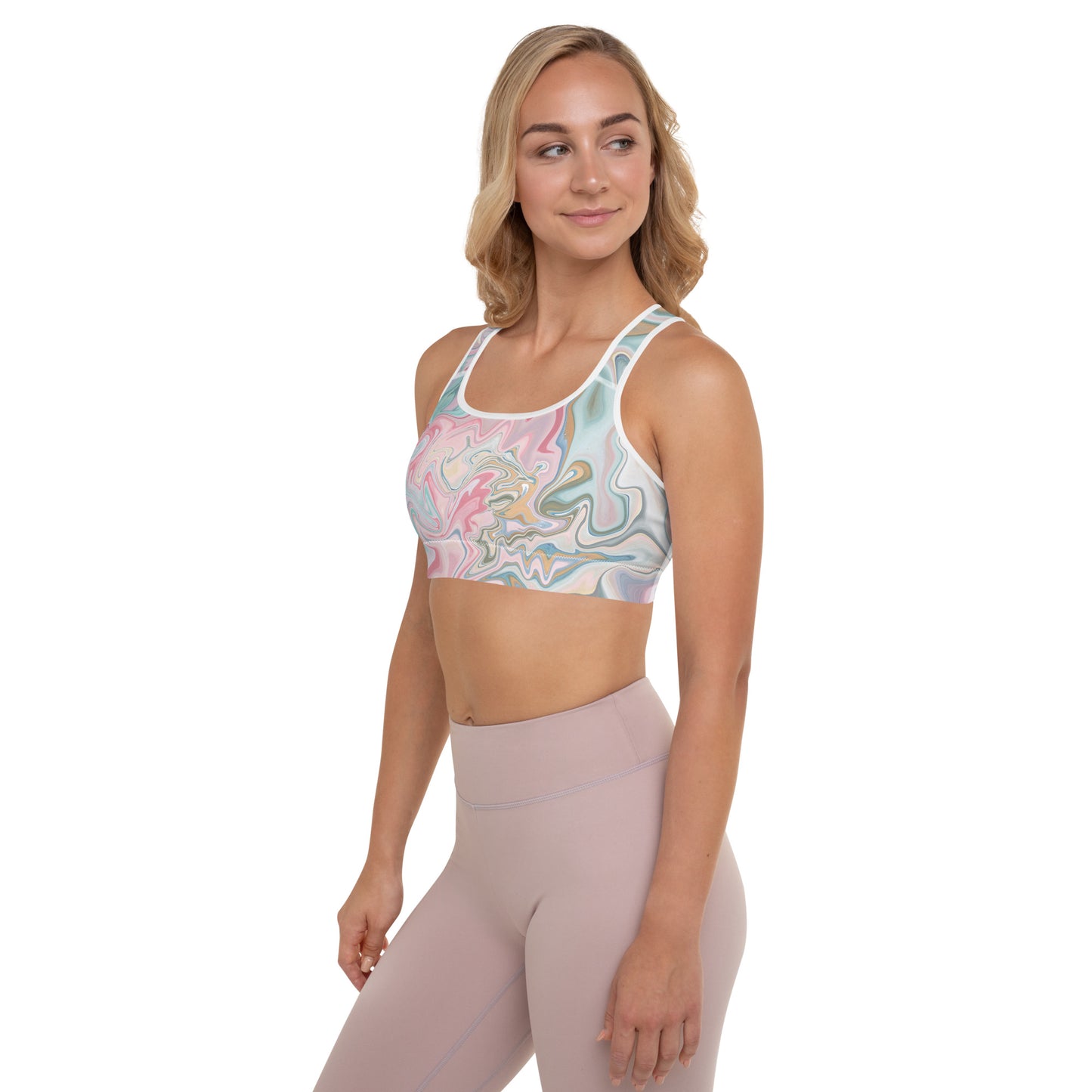 Comfy Padded Sports Bra With Removable Pads