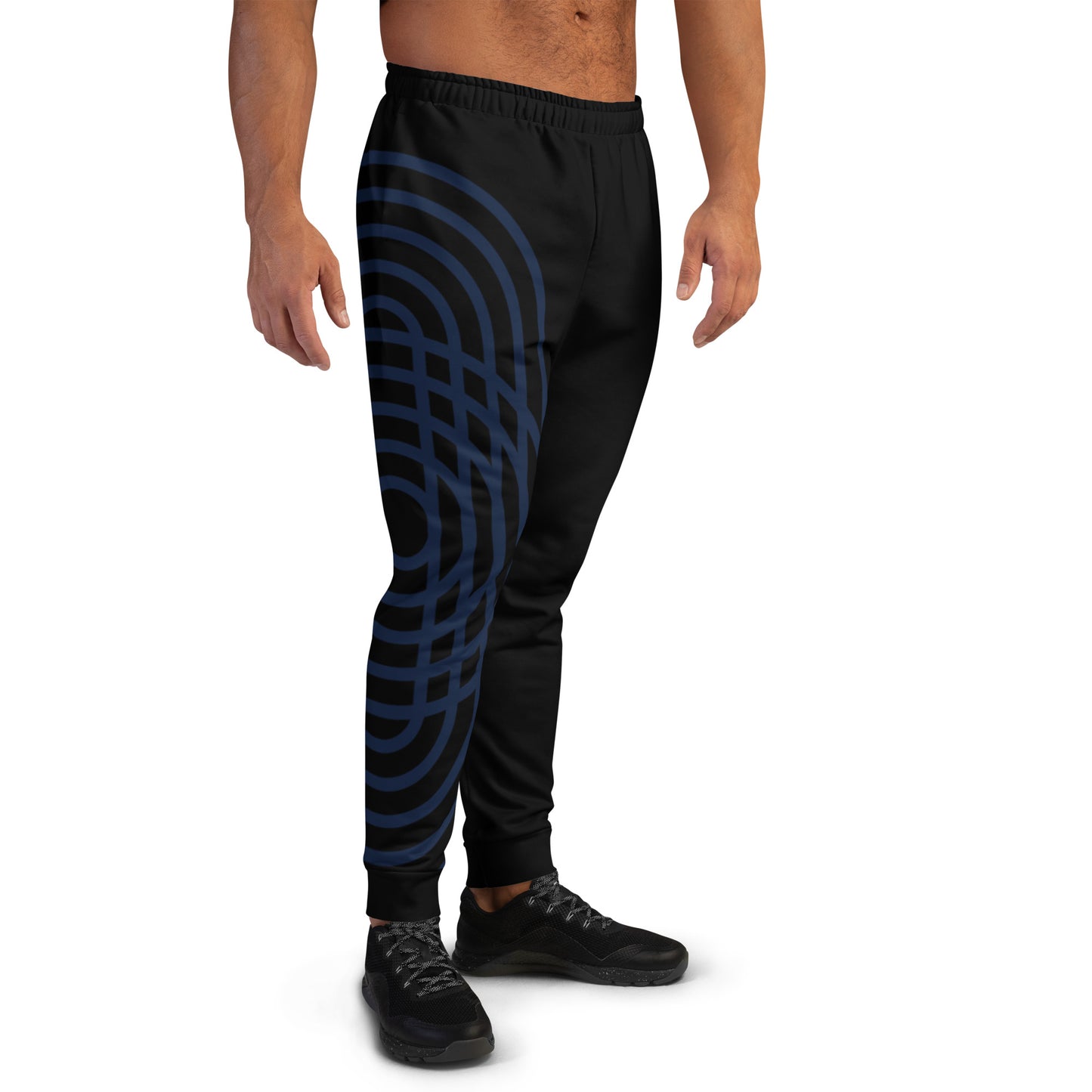 Comfy Slim Fit Joggers with Abstract Print