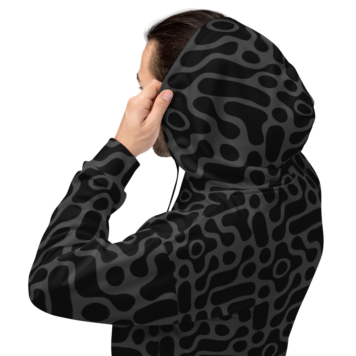 Premium Patterned Relaxed Fit Hoodie with a Super Soft Feel