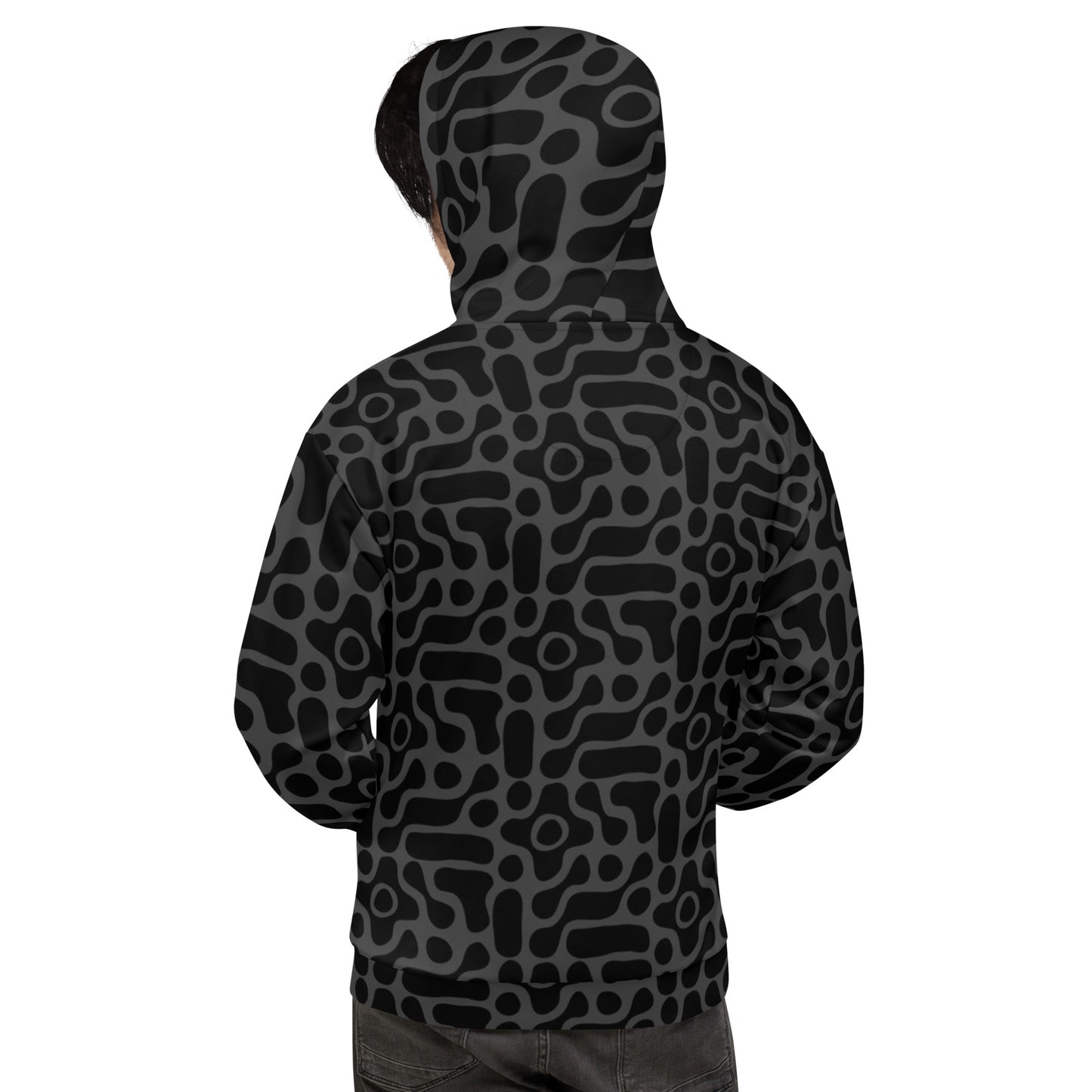 Premium Patterned Relaxed Fit Hoodie with a Super Soft Feel