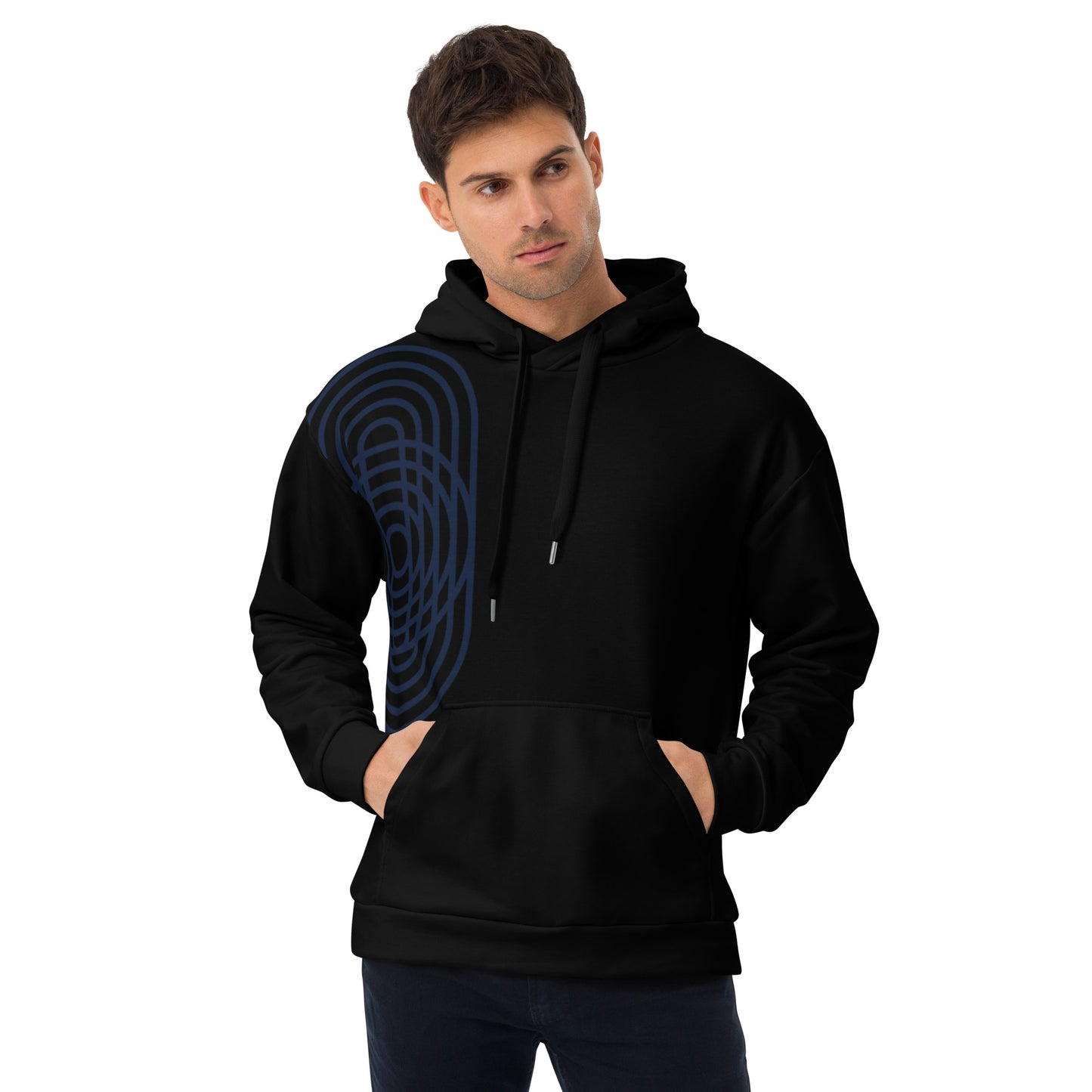 Premium Patterned Relaxed Fit Hoodie with a Super Soft Feel