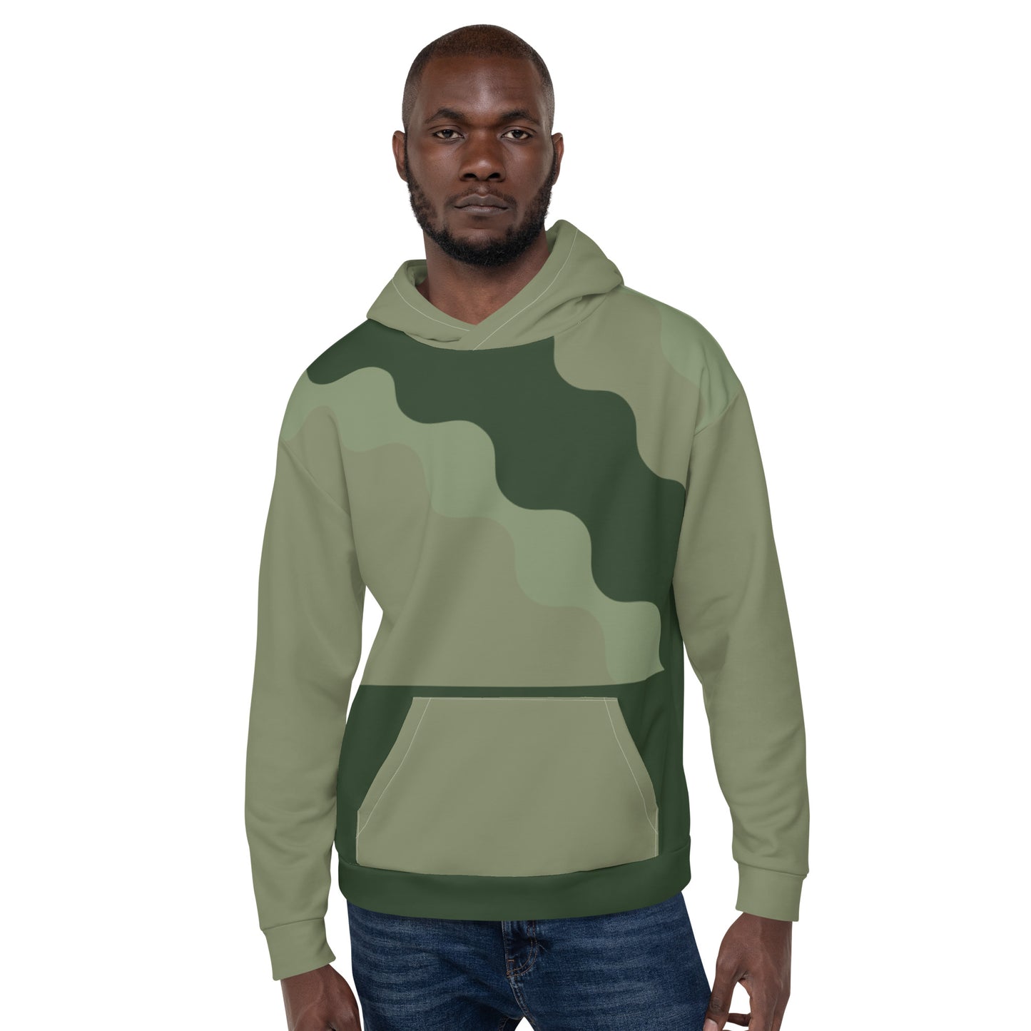 Premium Patterned Relaxed Fit Hoodie with a Super Soft Feel