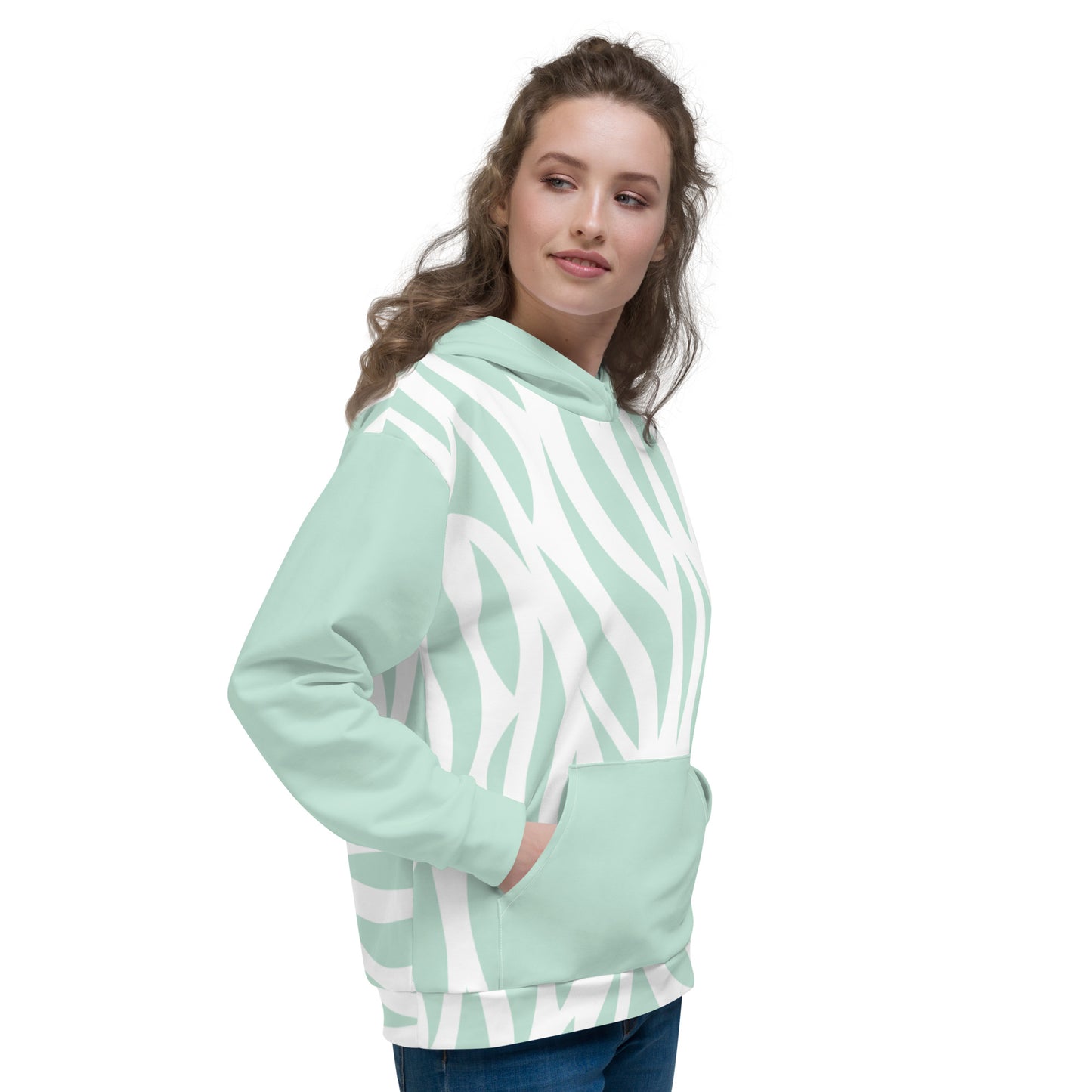 Premium Patterned Relaxed Fit Hoodie with a Super Soft Feel