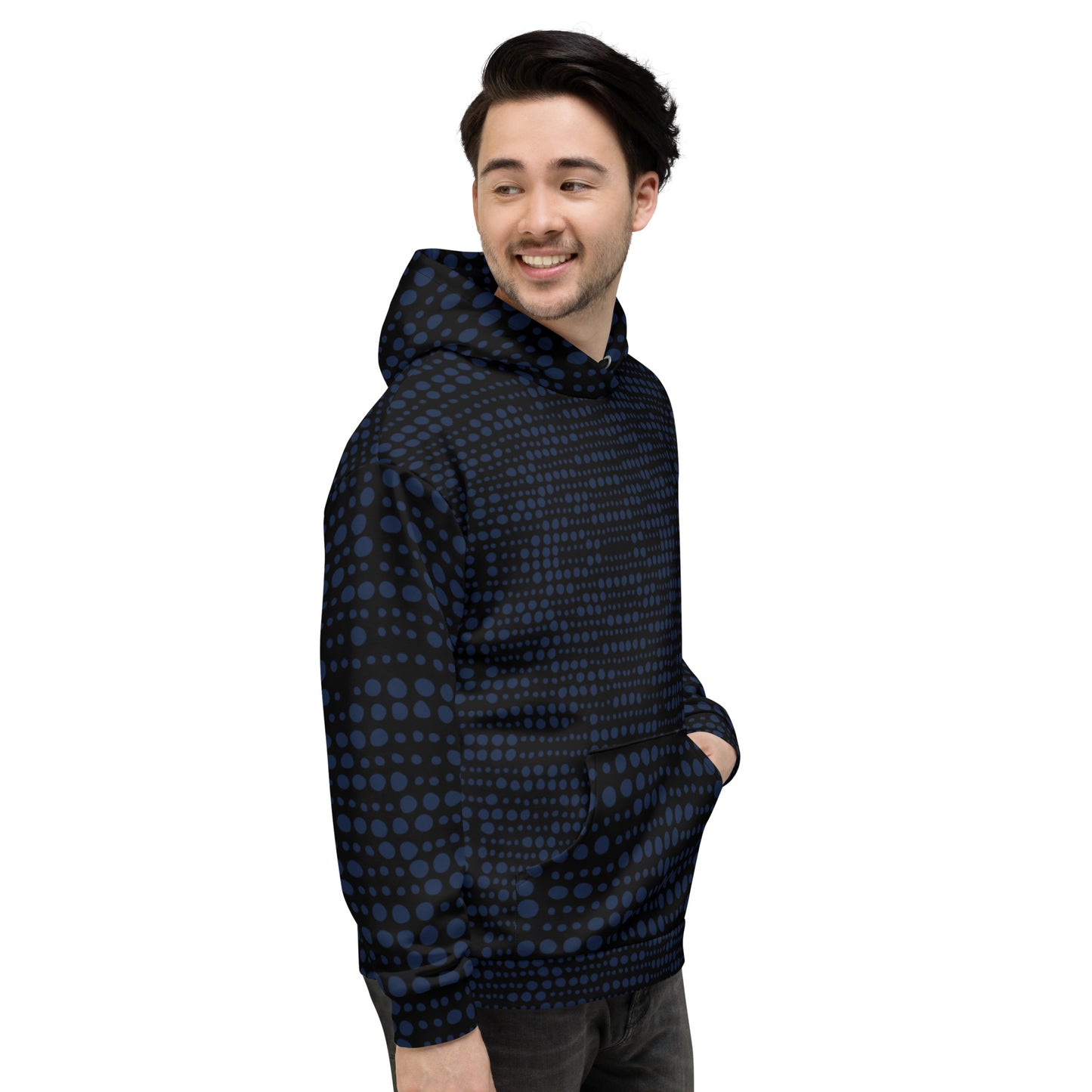 Premium Patterned Relaxed Fit Hoodie with a Super Soft Feel