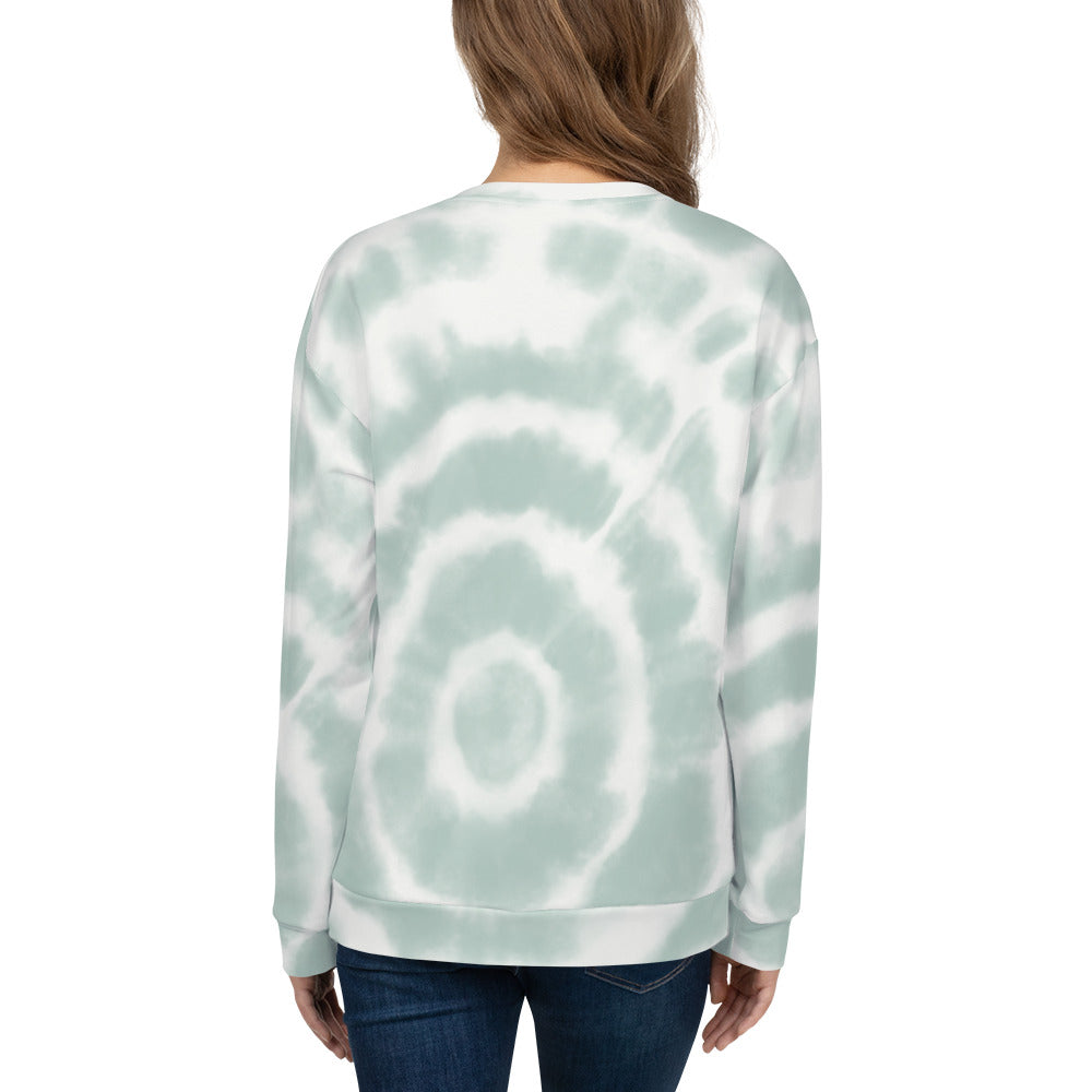 Tie Dye Sweatshirt with Brushed Fleece Inside for Extra Comfort