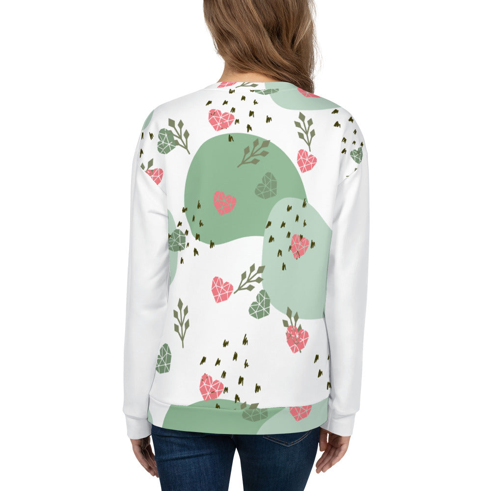 Patterned Sweatshirt with Brushed Fleece Inside for Extra Comfort