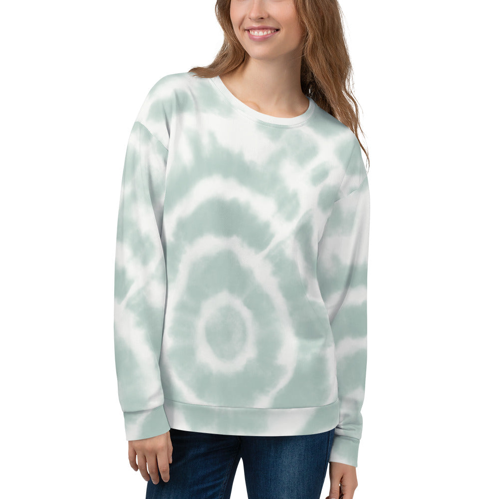 Tie Dye Sweatshirt with Brushed Fleece Inside for Extra Comfort