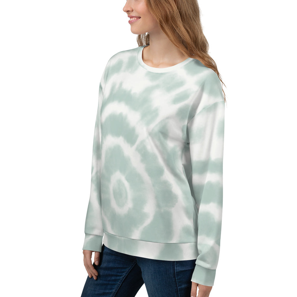 Tie Dye Sweatshirt with Brushed Fleece Inside for Extra Comfort