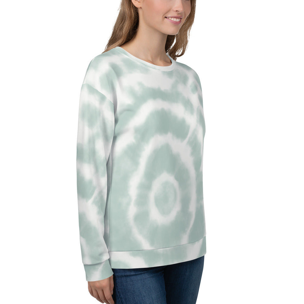 Tie Dye Sweatshirt with Brushed Fleece Inside for Extra Comfort