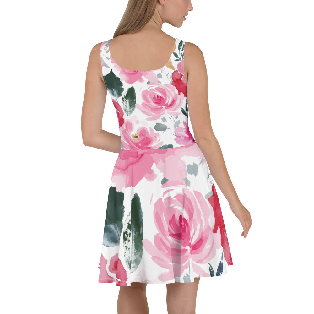 Flattering Floral Skater Dress