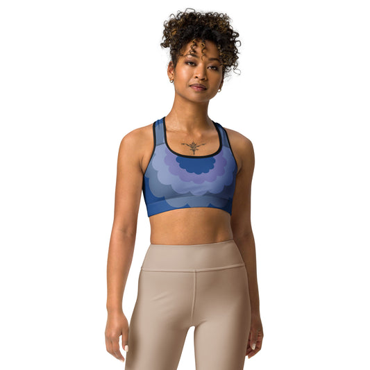 Comfy Moisture-Wicking Sports Bra with a Double Layered Elastic Band