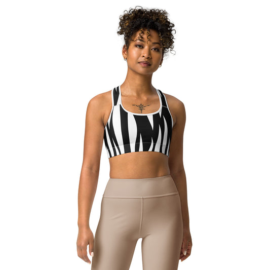 Comfy Moisture-Wicking Sports Bra with a Double Layered Elastic Band