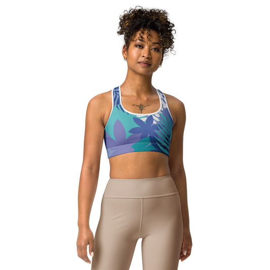 Comfy Moisture-Wicking Sports Bra with a Double Layered Elastic Band