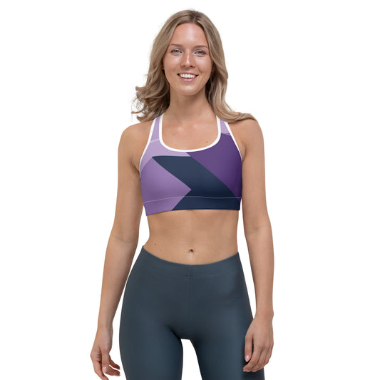 Comfy Moisture-Wicking Sports Bra with a Double Layered Elastic Band