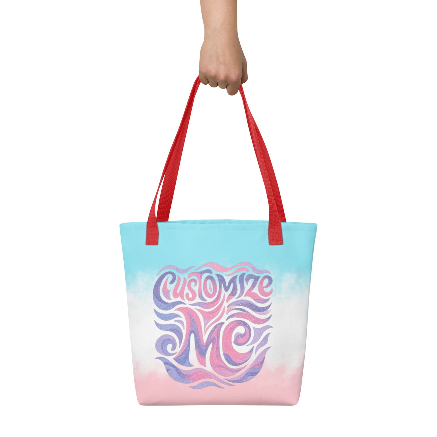 Create Your Own Art Tote Bag by P Blue