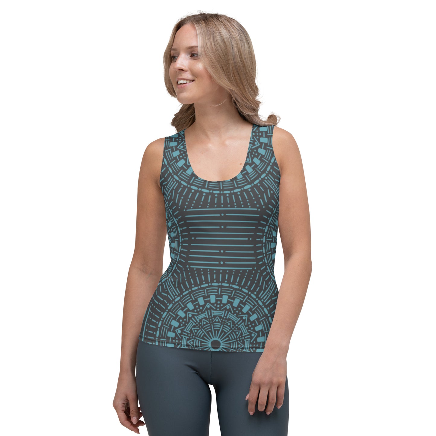 Smooth and Stretchy Tank Top for a Causal Day or Active Training