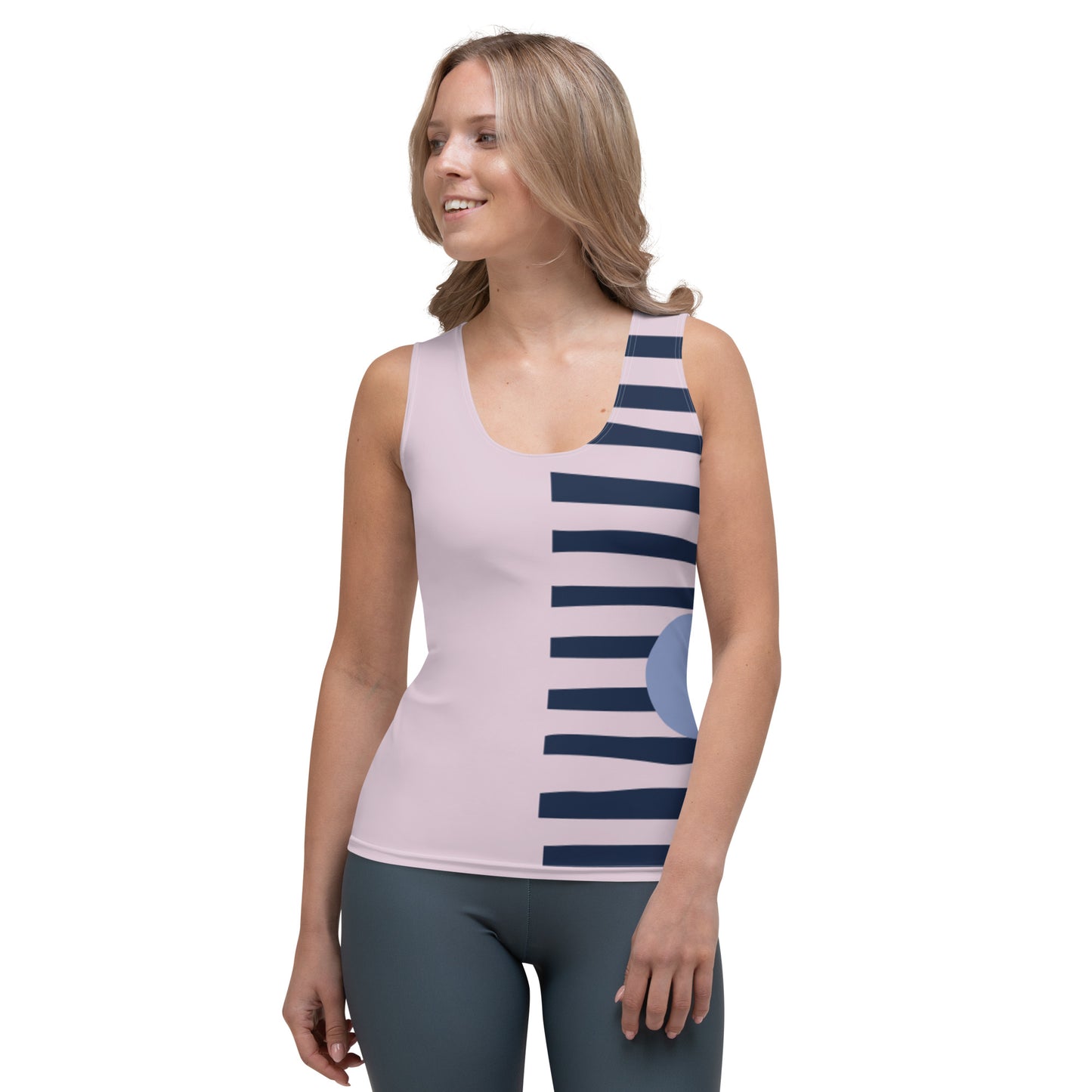 Smooth and Stretchy Tank Top for a Causal Day or Active Training