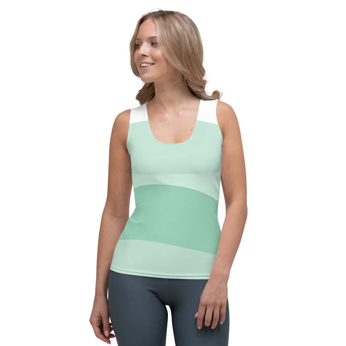 Smooth and Stretchy Tank Top for a Causal Day or Active Training