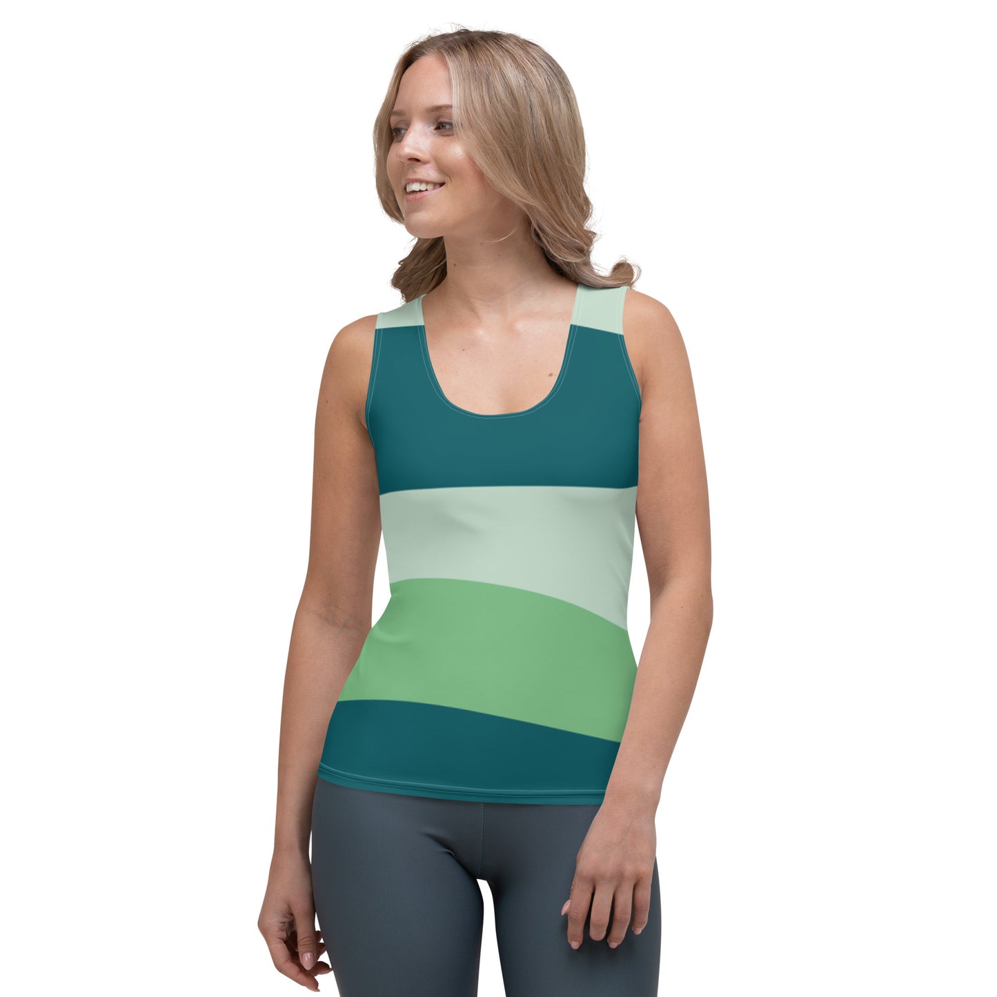 Smooth and Stretchy Tank Top for a Causal Day or Active Training