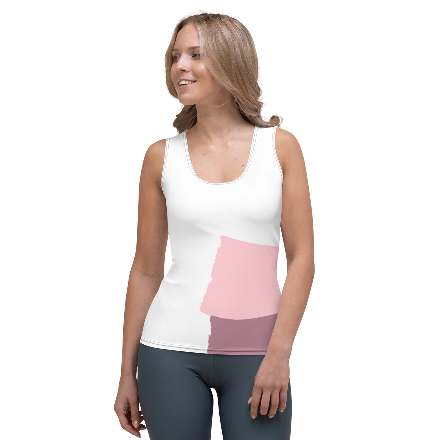 Smooth and Stretchy Tank Top for a Causal Day or Active Training