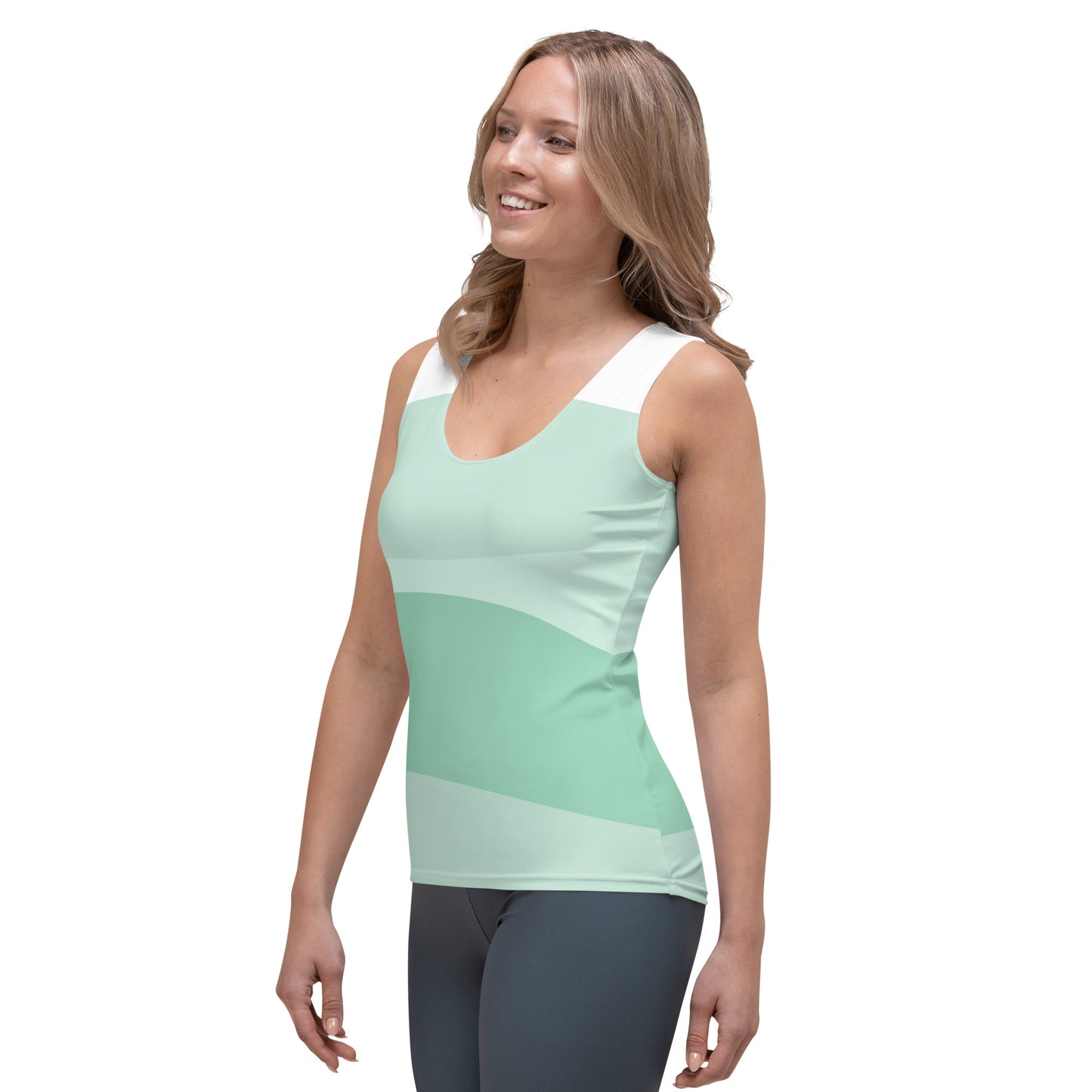 Smooth and Stretchy Tank Top for a Causal Day or Active Training