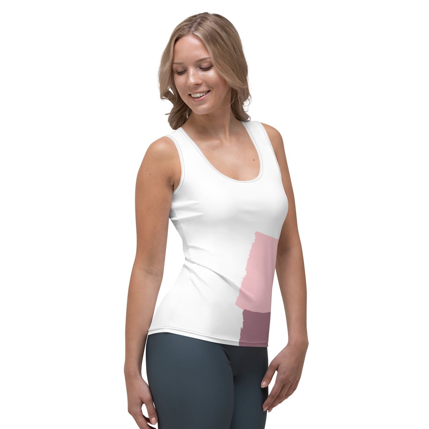 Smooth and Stretchy Tank Top for a Causal Day or Active Training