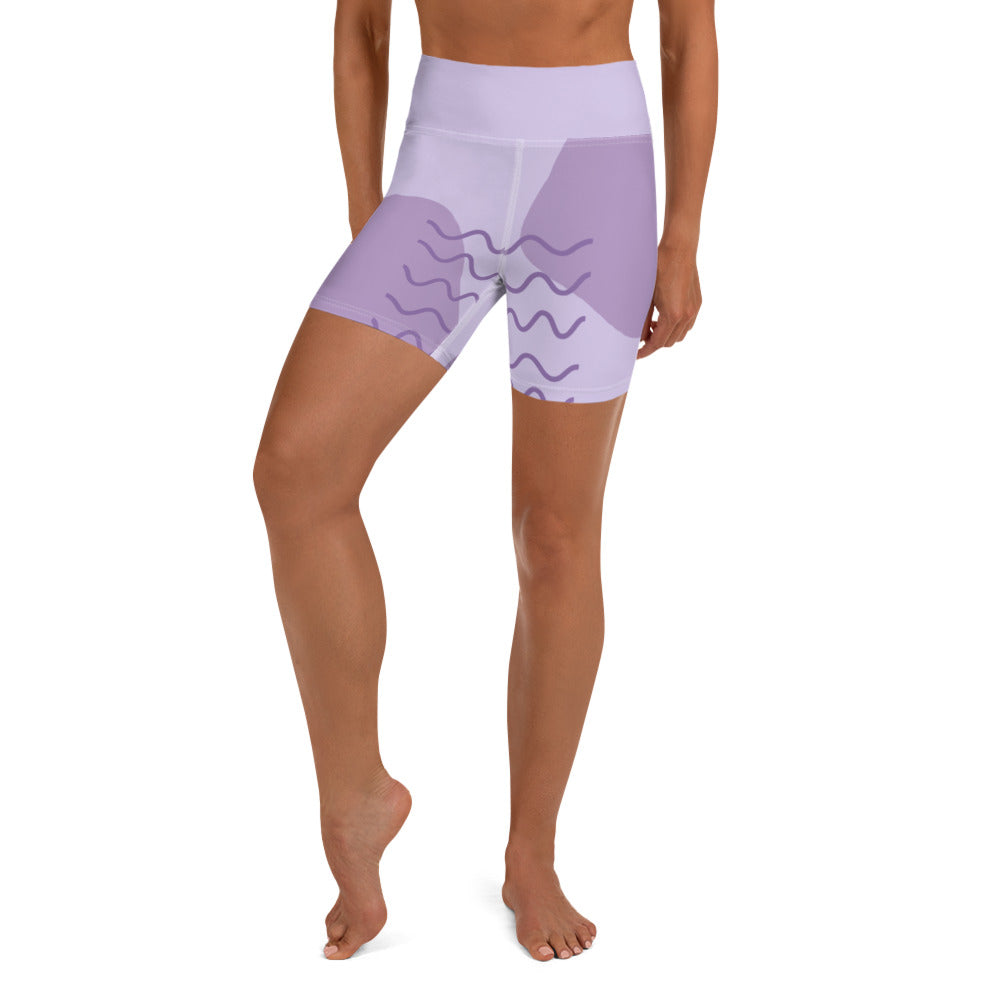 Comfy Raised Band Yoga Shorts