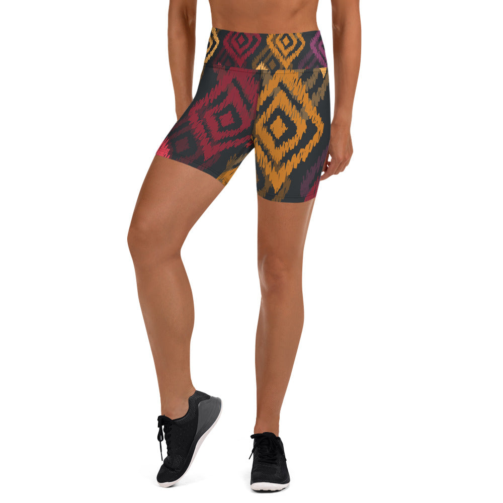 Comfy Raised Band Yoga Shorts