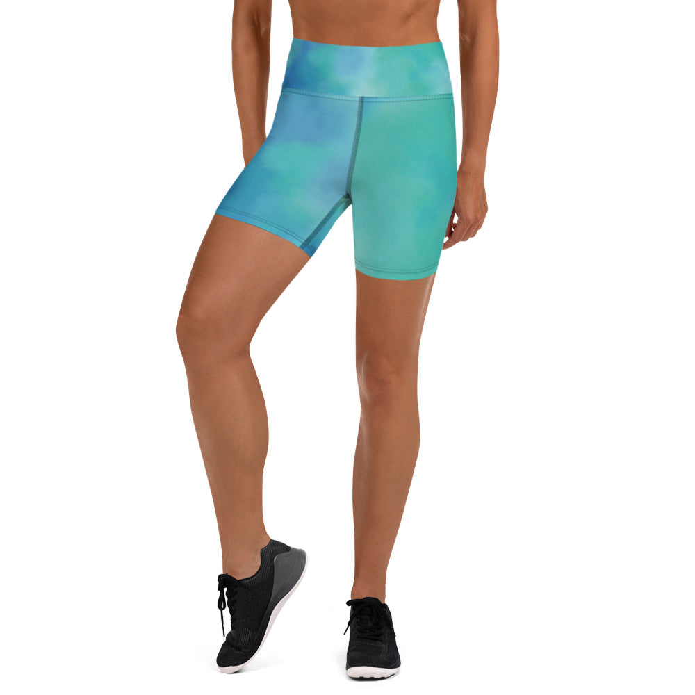 Comfy Raised Band Yoga Shorts