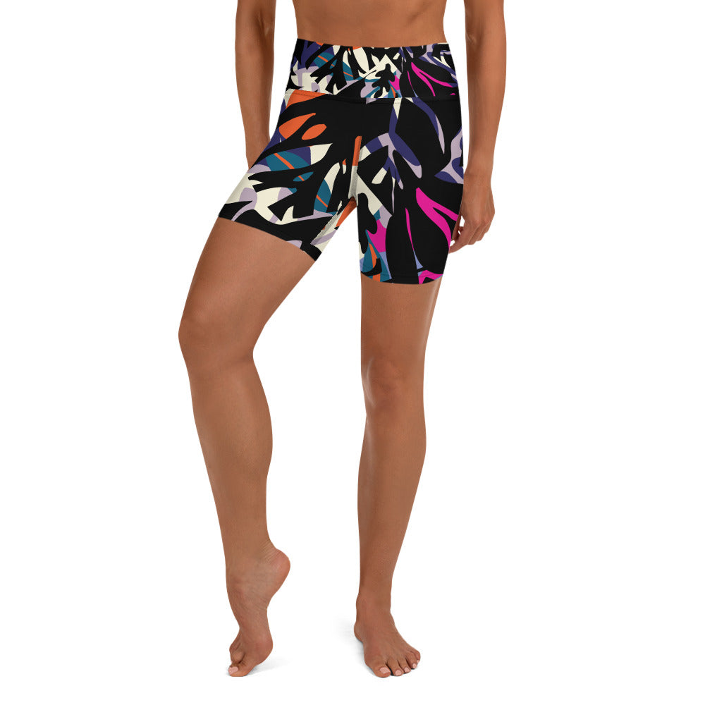 Comfy Raised Band Yoga Shorts