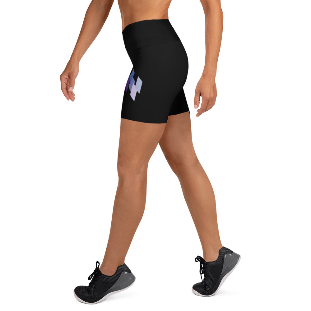 Comfy Raised Band Yoga Shorts