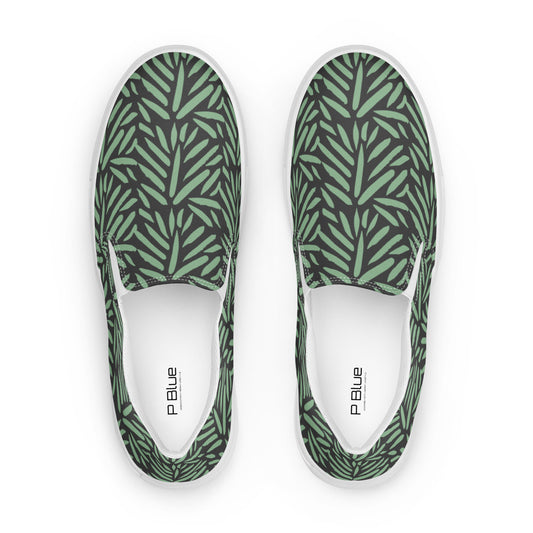 Patterned Slip-On Canvas Shoes