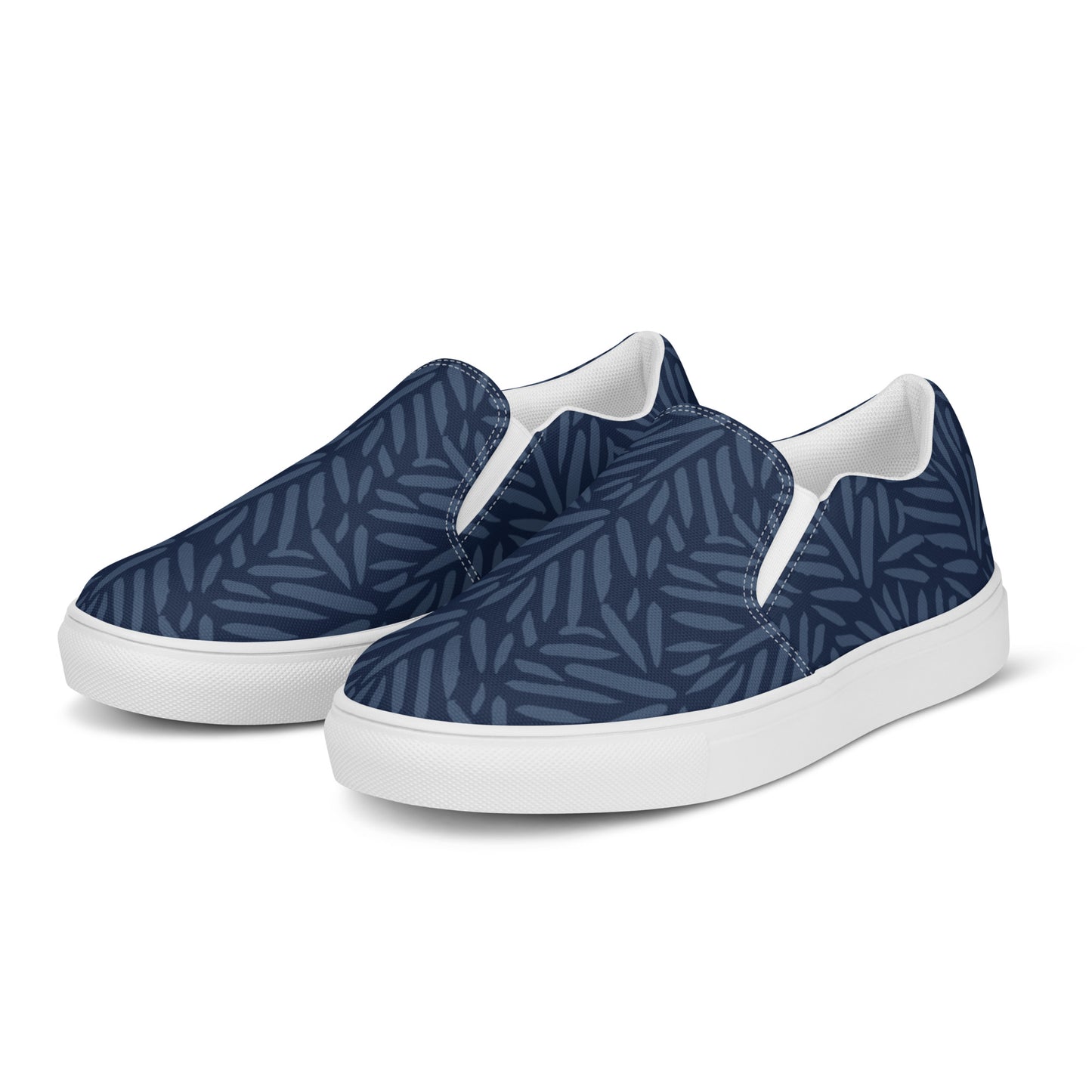 Patterned Slip-On Canvas Shoes