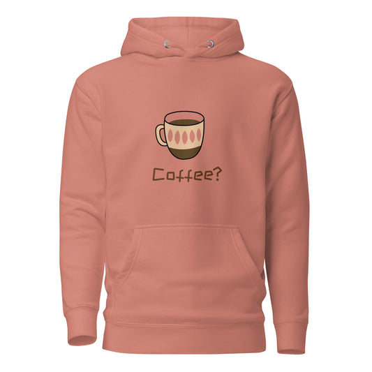 Premium Cotton Hoodie with Coffee Print