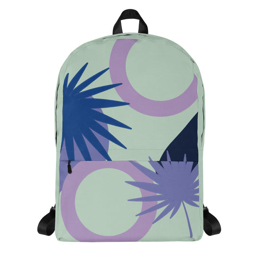 P Blue Water-Resistant Multi Purpose Backpack