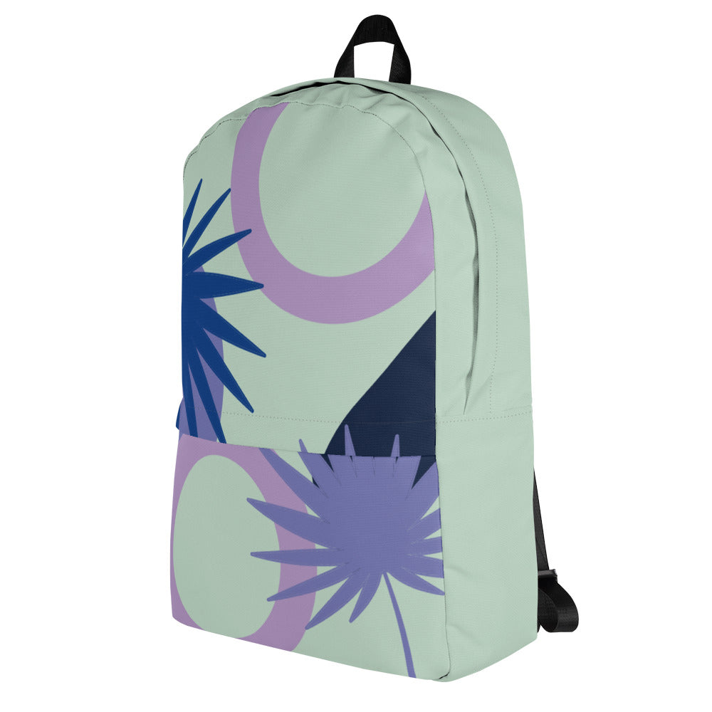 P Blue Water-Resistant Multi Purpose Backpack