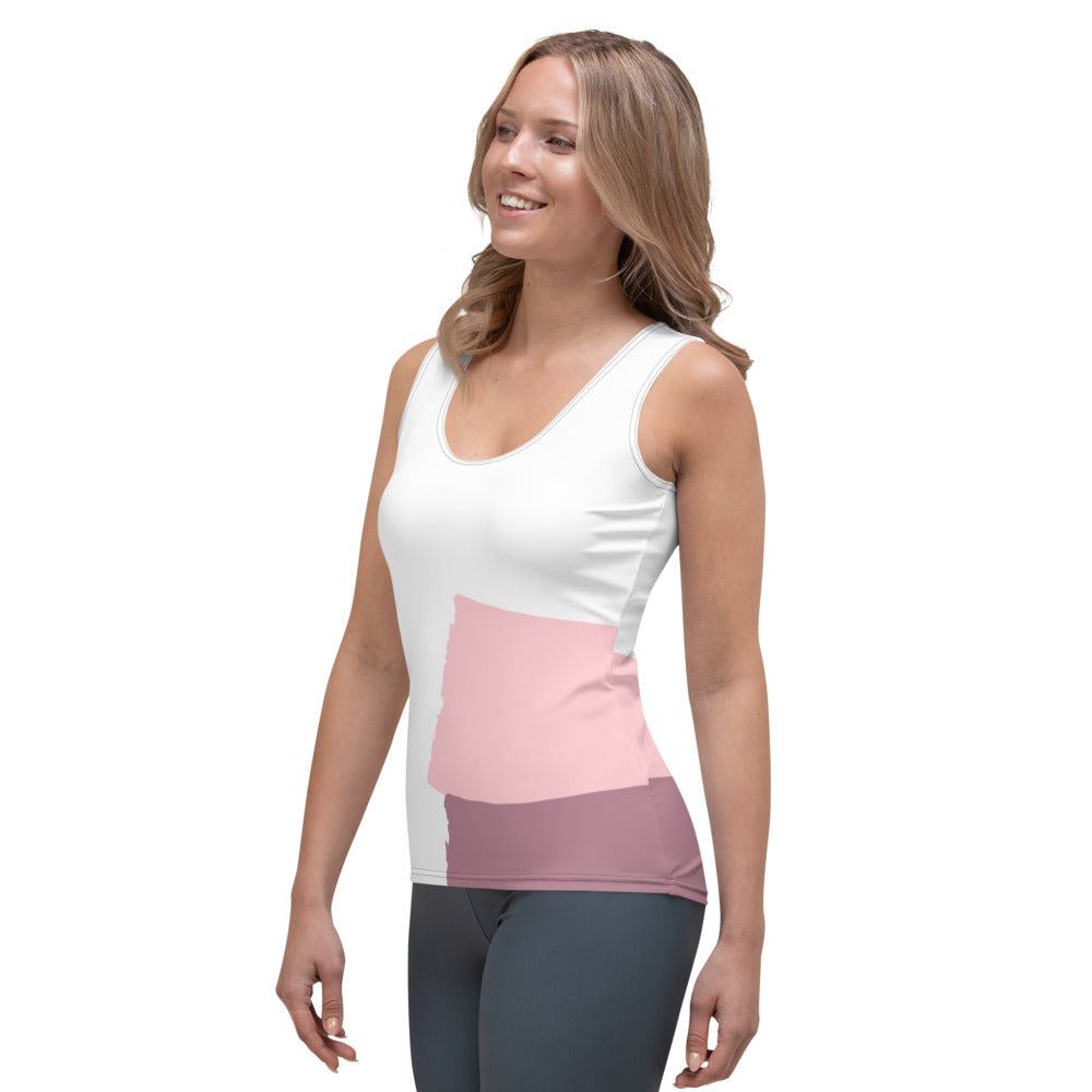 Smooth and Stretchy Tank Top for a Causal Day or Active Training