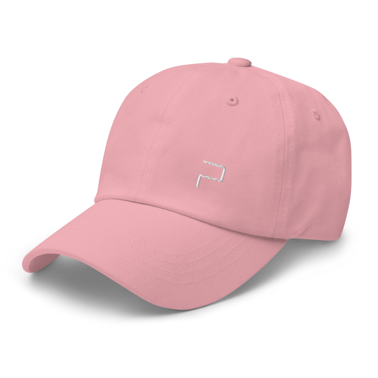 Dad Hat with P Blue Embroidery