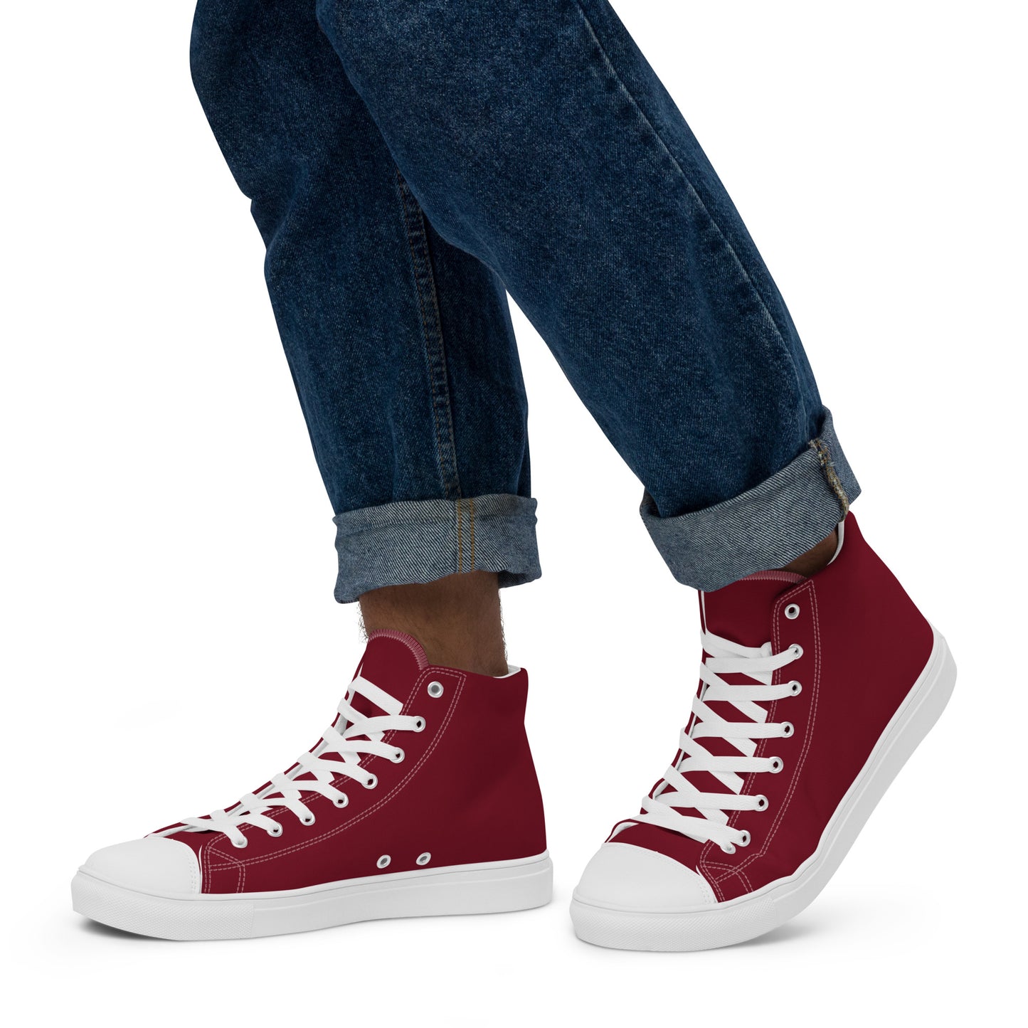 High-Top Canvas Sneakers