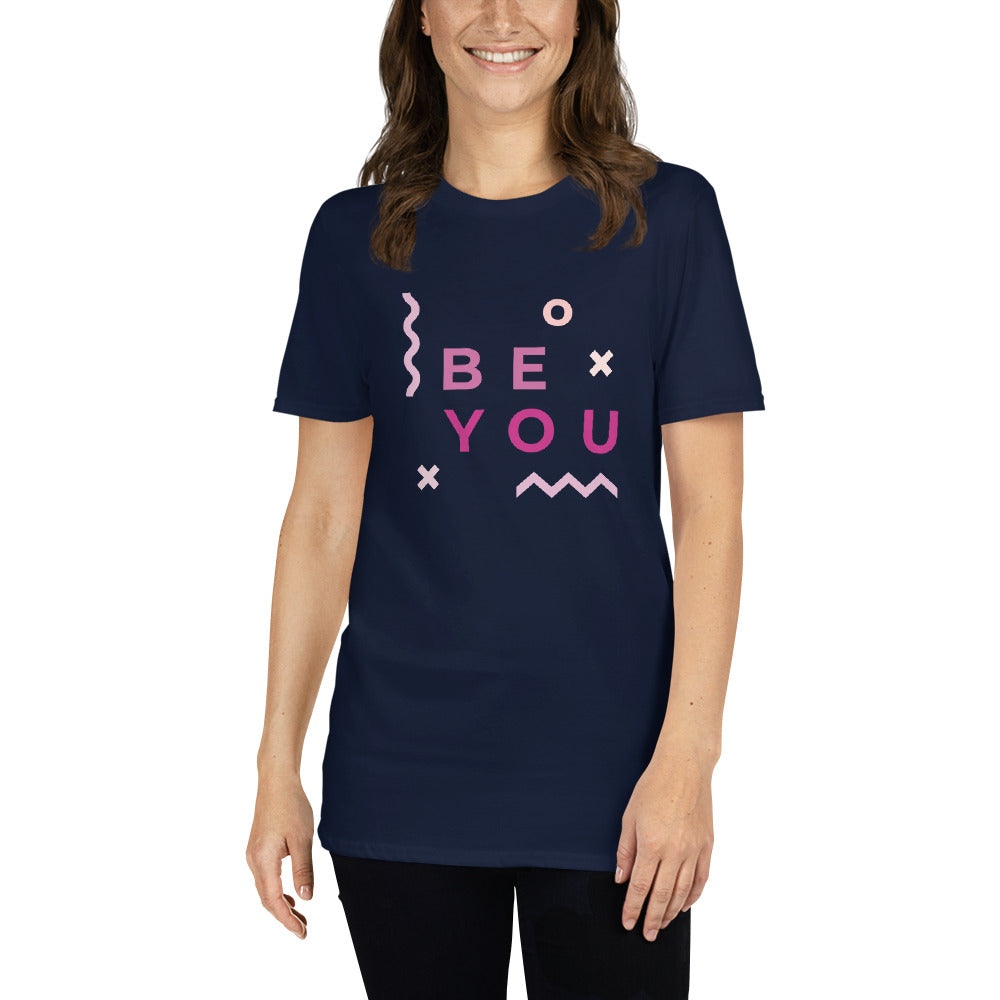 Short-Sleeve Regular Fit T-Shirt with Be You Print