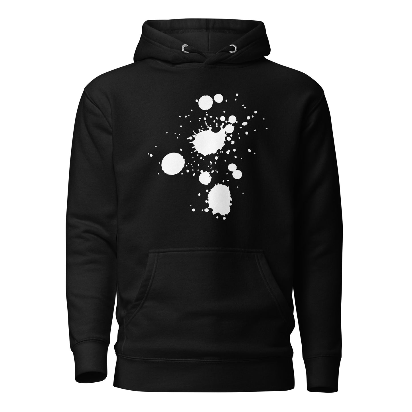 Premium Cotton Hoodie with Paint Splatter Print