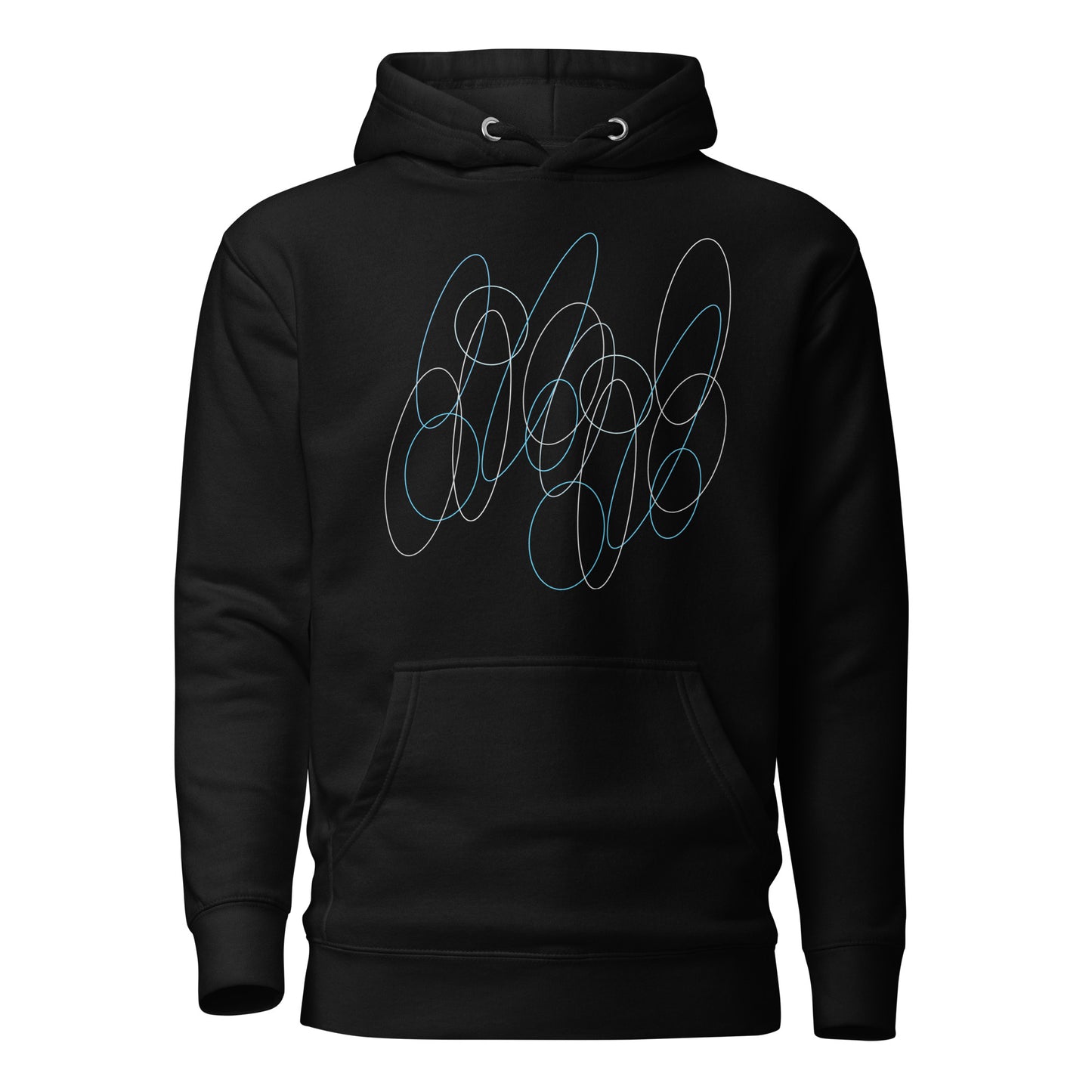 Premium Cotton Hoodie with Abstract Circles Print