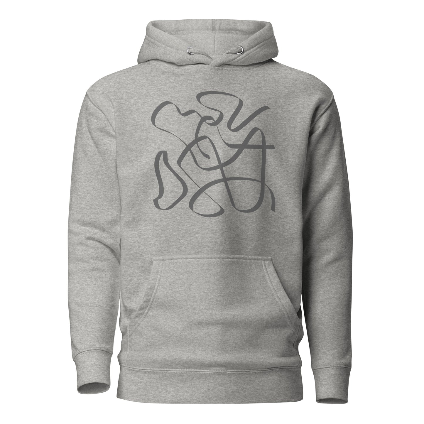 Premium Cotton Hoodie with Squiggles Print