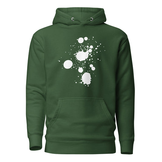 Premium Cotton Hoodie with Paint Splatter Print