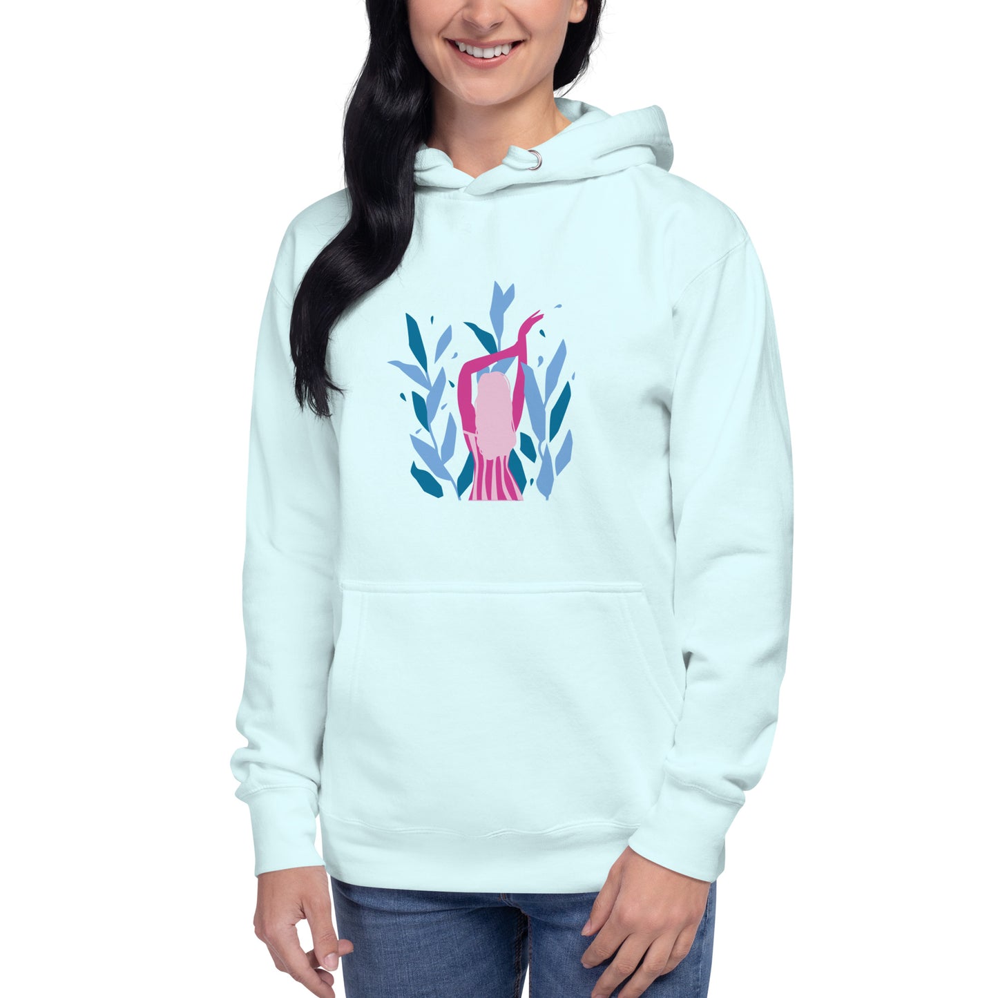 Premium Cotton Hoodie with in Nature Print