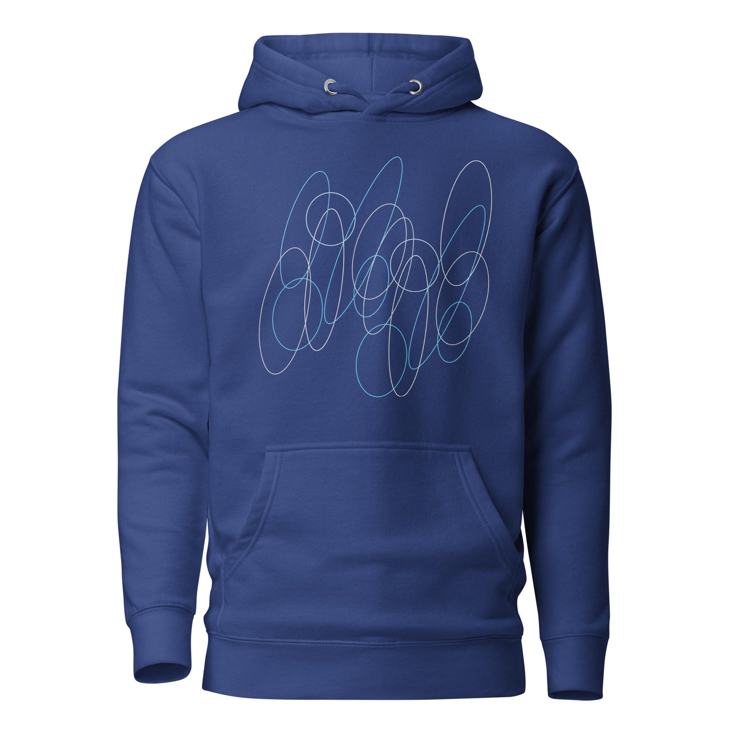 Premium Cotton Hoodie with Abstract Circles Print