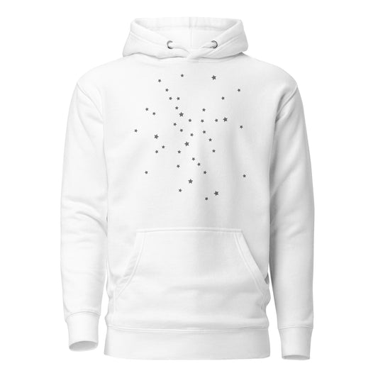 Premium Cotton Hoodie with Space Stars Print