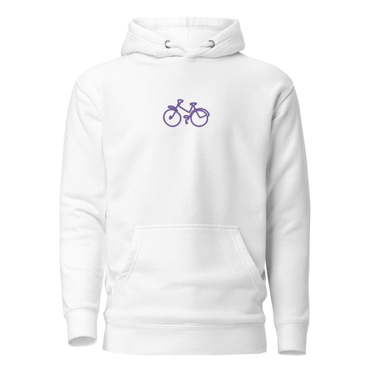 Premium Cotton Hoodie with Bicycle Embroidery